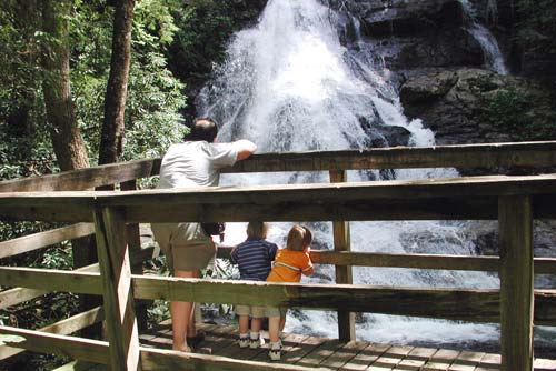High Shoals Falls Observation deck