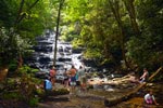 Minihaha waterfall Rabun County Ga.