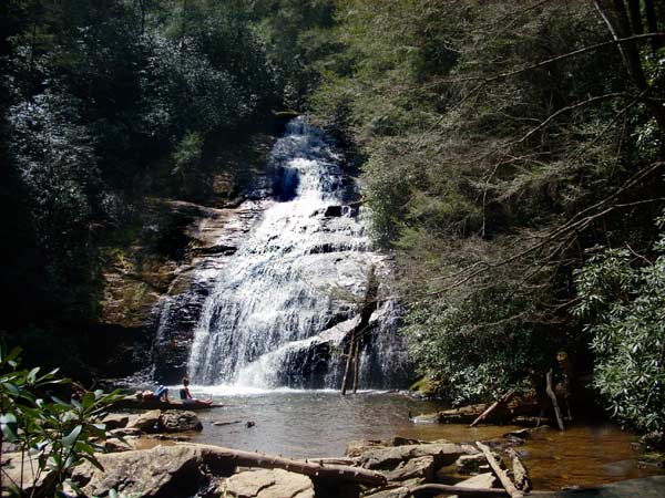 Helton Creek waterfall
